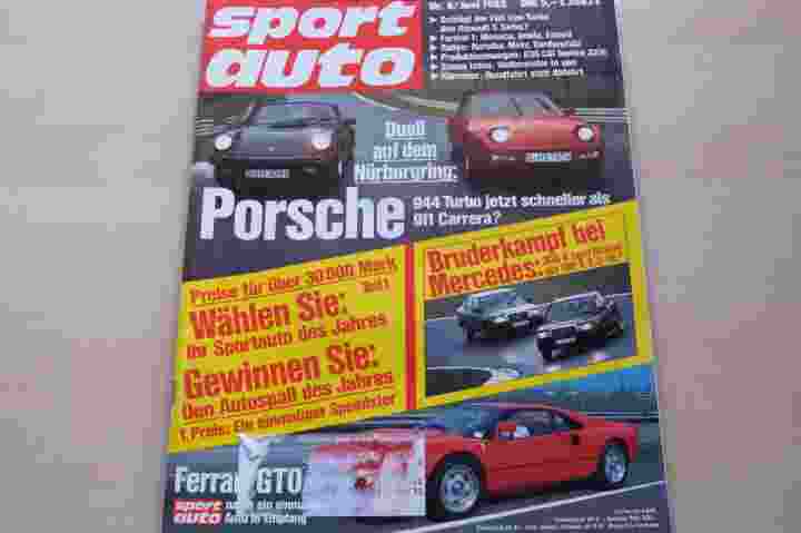 Sport Auto 06/1985